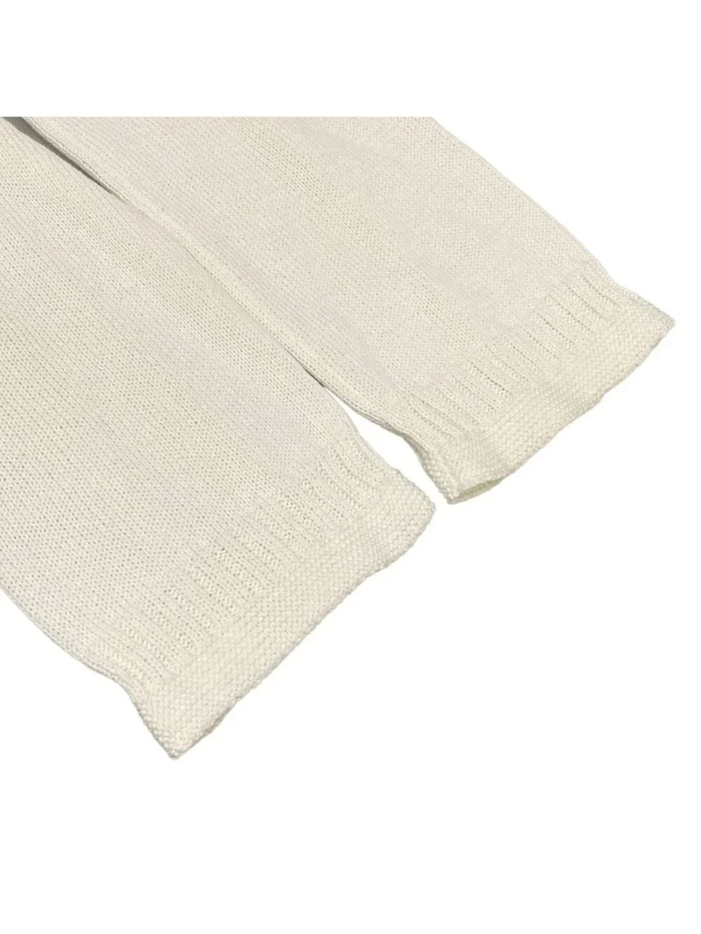 Chanel Long Sleeve Sweater 34 S White Cotton